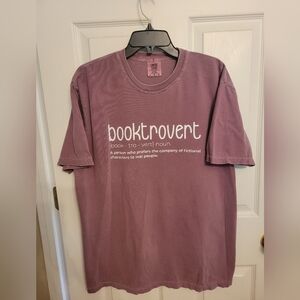 Comfort Colors T-Shirts Mauve Booktrovert Tee